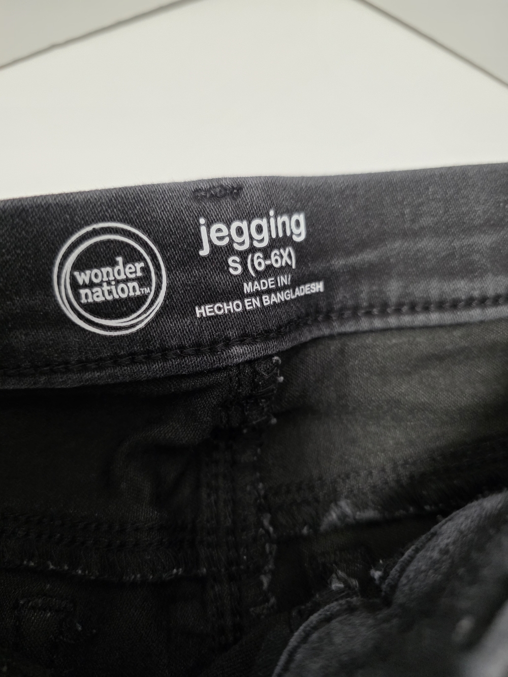 Girls' Size 6 Skinny Jeans - Blue and Black - Picture 9 of 10